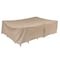 Modern Leisure Basics Rect/Oval Patio Table & Chair Set Cover, 115 in. L x 76 in. W x 3 in. H, Khaki 8576A - alternate 8